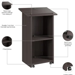Bush Business Furniture Envision Stand Up Lectern, 29