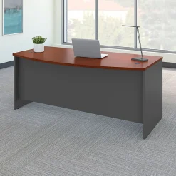 Bush Business Furniture Series C Components Bow Front Desk, 72