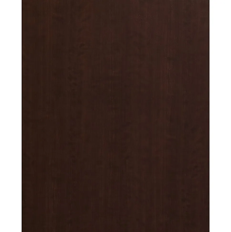 Bush Business Furniture Series C Components 72"W Bow-Front Computer Desk, Mocha Cherry, Standard Delivery