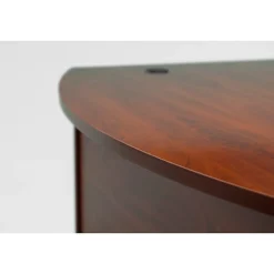 Bush Business Furniture Series C Components 60"W L-Shaped Right-Handed Corner Desk, Hansen Cherry, Standard Delivery