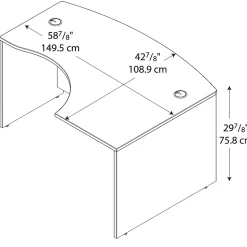 Bush Business Furniture Series C Components 60