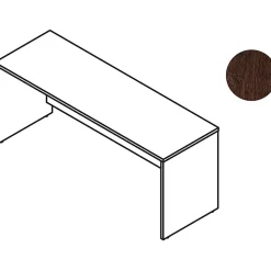 Bush Business Furniture Series C Components 60"W Credenza Computer Desk, Mocha Cherry, Standard Delivery