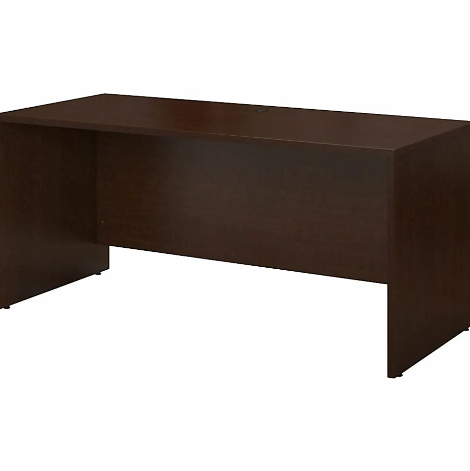 Bush Business Furniture Series C Components 60"W Credenza Computer Desk, Mocha Cherry, Standard Delivery