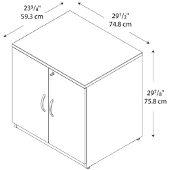 Bush Business Furniture Series C Components Storage Cabinet, 30