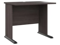 Bush® Business Furniture Studio A 36"W Small Computer Desk, Storm Gray, Standard Delivery