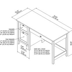Bush Furniture Broadview 54