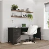 Bush Home Somerset 72W Office Desk with Drawers, Storm Gray, Standard Delivery