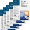 Business Source Bright White Premium-quality Address Labels - 3 1/3"x 4" - Permanent Adhesive - Rectangle - 21052CT