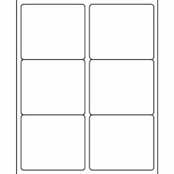Business Source Bright White Premium-quality Address Labels - 3 1/3"x 4" - Permanent Adhesive - Rectangle - 21052CT