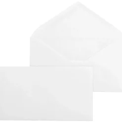 Business Source Diagonal Seam No. 9 Envelopes - Business - #9 - 3 7/8" Width x 8 7/8" Length - 24 lb - Gummed - White - Wove - 500 / Box