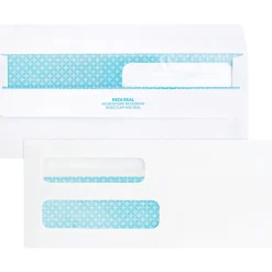 Business Source Double Window No. 8-5/8 Check Envelopes - Double Window - #8 5/8 - 8 5/8