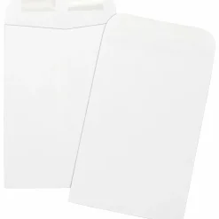 Business Source Durable Open-End Catalog Envelopes - Catalog - #1 3/4 - 6 1/2" Width x 9 1/2" Length - 24 lb - Gummed - White - Wove - 1 Box