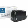 Business Source Electric Pencil Sharpener, Helical, AC Adapter Powered, 3.9"H x 4.5"W, Black