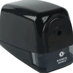 Business Source Electric Pencil Sharpener, Helical, AC Adapter Powered, 3.9