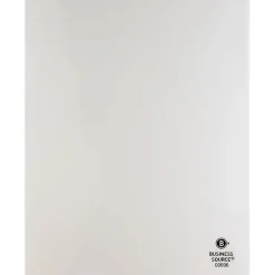 Business Source File Folder, Letter, Transparent, 5 Per Pack - 00606BX