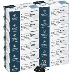 Business Source Fold-back Binder Clips - Small - 0.7
