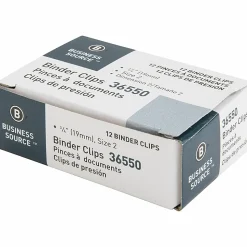 Business Source Fold-back Binder Clips - Small - 0.7