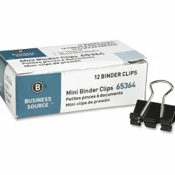 Business Source Fold-back Binder Clips - Mini - 0.6
