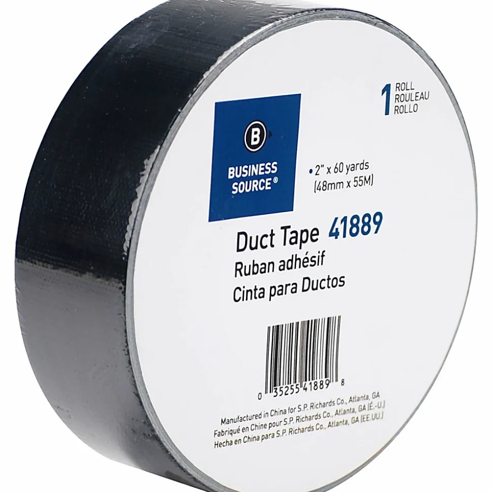 Business Source General-purpose Duct Tape - 60 yd x 2"x 9 mil Thickness - Black - - 41889
