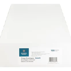 Business Source Heavy-duty Clasp Envelopes - Clasp - #97 - 10