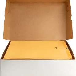 Business Source Heavy-duty Clasp Envelopes - Clasp - #93 - 9 1/2" Width x 12 1/2" Length - 28 lb - Clasp - Kraft - Kraft - 100 / Box