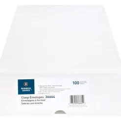 Business Source Heavy-duty Clasp Envelopes - Clasp - #93 - 9 1/2