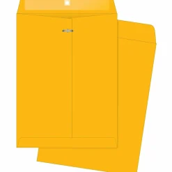 Business Source Kraft Envelopes - Clasp - #97 - 10" Width x 13" Length - 32 lb - Clasp - Brown Kraft - Kraft - 100 / Box