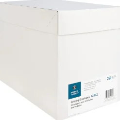 Business Source 28 lb. White Catalog Envelopes - Catalog - #10 1/2 - 9