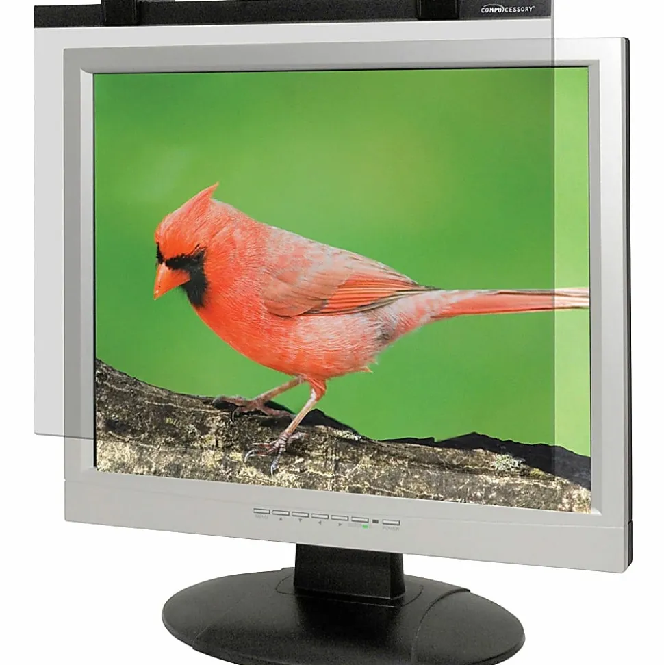 Business Source 19"-20" LCD Monitor Antiglare Filter Black - For 19" , 20" LCD Monitor - 5:4 - Acrylic - Anti-glare - 1 Each