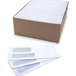 Business Source No. 9 Double Window Invoice Envelopes - Double Window - #9 - 8 7/8