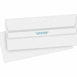 Business Source No. 10 Self-seal Invoice Envelopes - Business - #10 - 4 1/8" Width x 9 1/2" Length - 24 lb - Self-sealing - White - 500 / Box