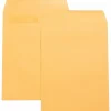 Business Source Press-To-Seal Catalog Envelopes - Catalog - 9" Width x 12" Length - 28 lb - Self-sealing - Brown Kraft - Kraft - 1 Box