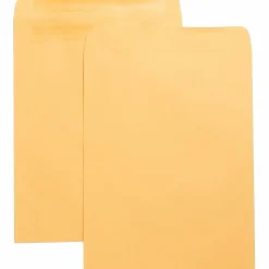 Business Source Press-To-Seal Catalog Envelopes - Catalog - 10" Width x 13" Length - 28 lb - Self-sealing - Brown Kraft - Kraft - 1 Box