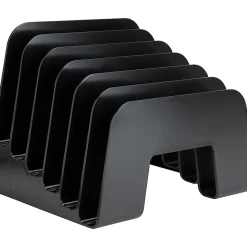 Business Source 6-slot Inclined Desk Step Sorter - 6 Compartment(s) - 6.5