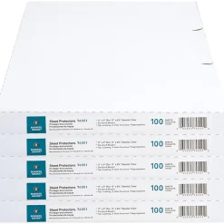 Business Source Top-Loading Poly Sheet Protectors - 74551CT - 500/Pack