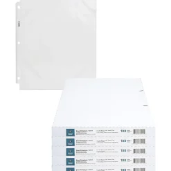 Business Source Top-Loading Poly Sheet Protectors - 74551CT - 500/Pack