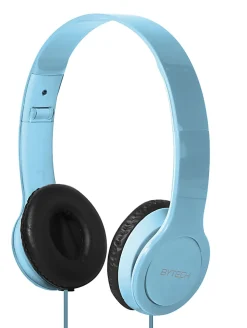BYTECH On-Ear Headphones, Blue, BYAUOH143BL