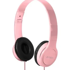 BYTECH On-Ear Headphones, Pink, BYAUOH143PK