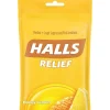Cadbury Halls Honey-Lemon Cough Drops, Honey Lemon, Box Of 12