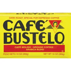 Cafe Bustelo Caf Bustelo Arabica Ground Canister Coffee, Dark Roast, 10 Oz, Case Of 24 Canisters