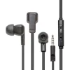 Califone Earbuds With Mic And To Go Plug - Stereo - Mini-phone (3.5mm) - Wired - 16 Ohm - 12 Hz - 22 kHz - E3T
