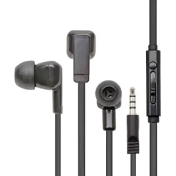 Califone Earbuds With Mic And To Go Plug - Stereo - Mini-phone (3.5mm) - Wired - 16 Ohm - 12 Hz - 22 kHz - E3T