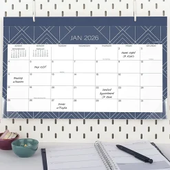 Cambridge® Apex 2026 Monthly Desk Pad Calendar, Compact, 17 3/4" x 11"