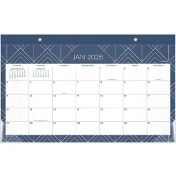 Cambridge® Apex 2026 Monthly Desk Pad Calendar, Compact, 17 3/4