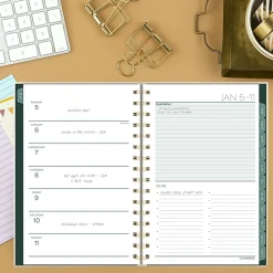 CambridgeĀ® Emerald Isle 2026 Weekly Monthly Planner, Small, 5 1/2" x 8 1/2"