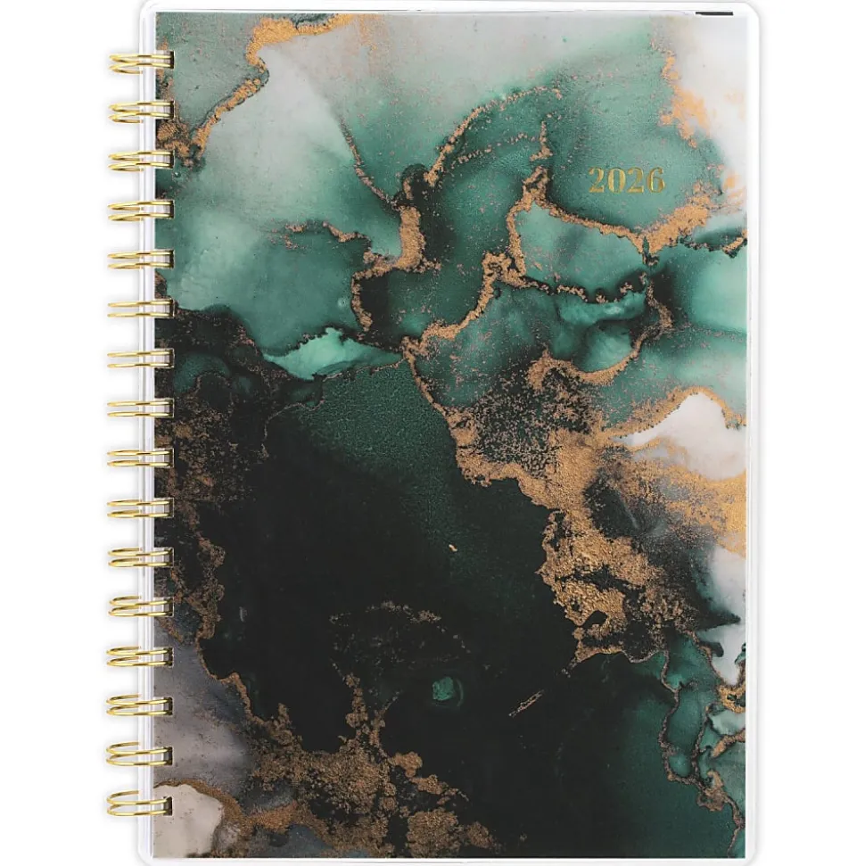Cambridge® Emerald Isle 2026 Weekly Monthly Planner, Small, 5 1/2" x 8 1/2"