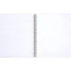 Cambridge® Fashion Twin-Wire Business Notebook, 9" x 11", College Ruled, 80 Sheets, 30% Recycled, Purple (49567)