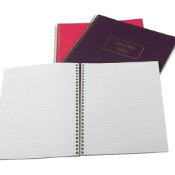Cambridge® Fashion Twin-Wire Business Notebook, 9