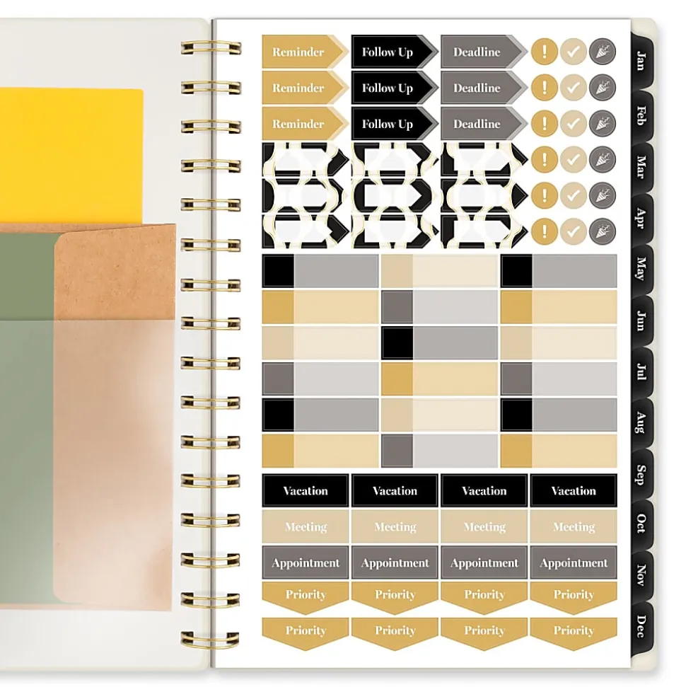 Cambridge® Jeannie 2026 Weekly Monthly Planner, Small, 5 1/2" x 8 1/2"