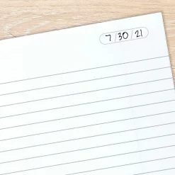 Cambridge® Limited® 30% Recycled Business Notebook, 6 5/8" x 9 1/2", 1 Subject, Legal Ruled, 80 Sheets, Black (06672)